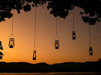 Mara River Camp: Laternen Mara River Camp: Laternen