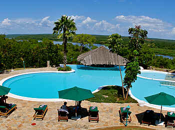 Paraa Safari Lodge: Pool Paraa Safari Lodge: Pool