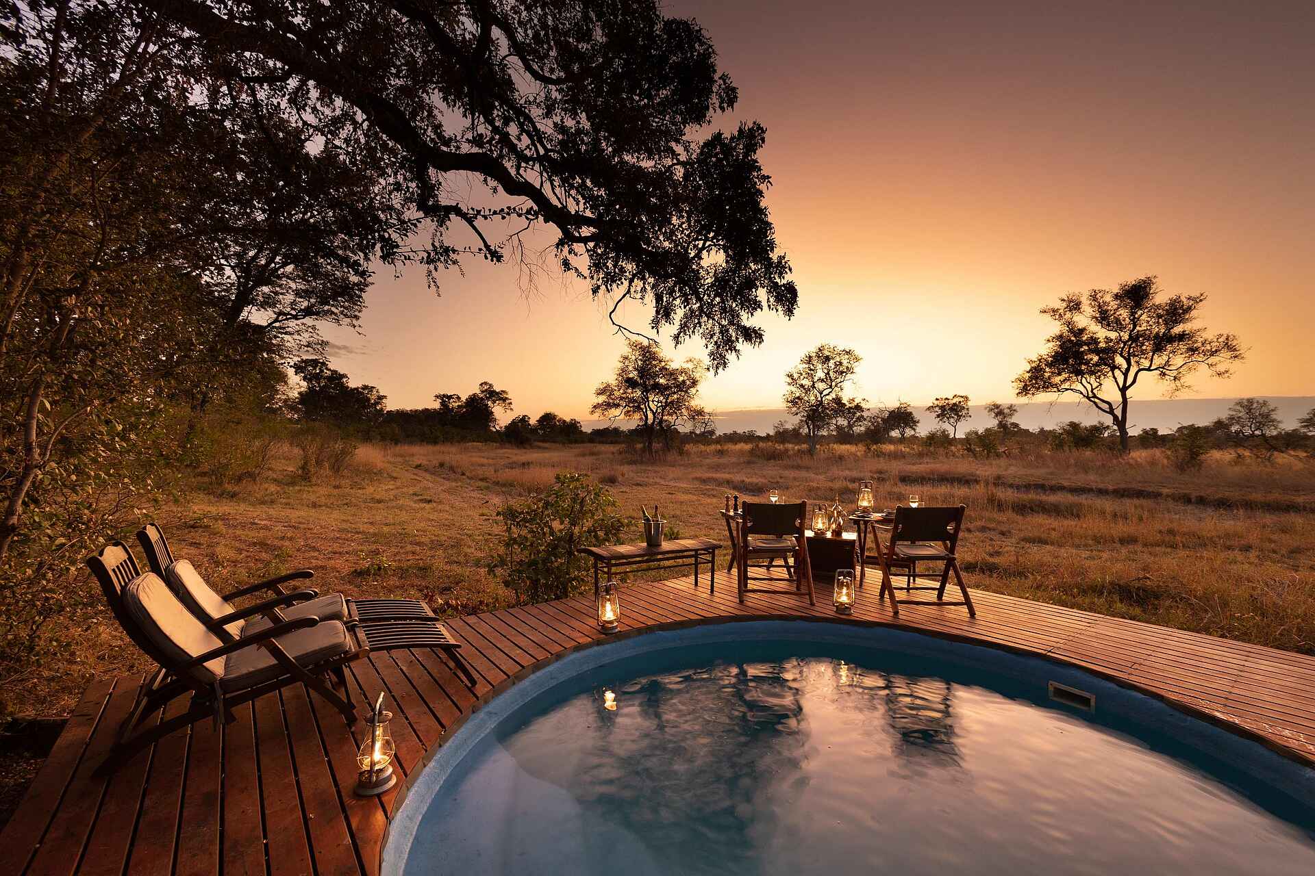 Selinda Explorers Camp: Der Pool