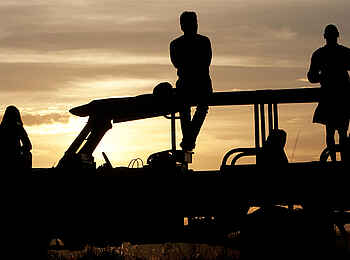 Serian's Nkorombo Mobile Camp: Sundowner