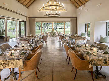 Simbavati Camp George: Das Restaurant Simbavati Camp George: Das Restaurant