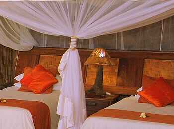 Taita Falcon Lodge: Einzelbetten Taita Falcon Lodge: Einzelbetten