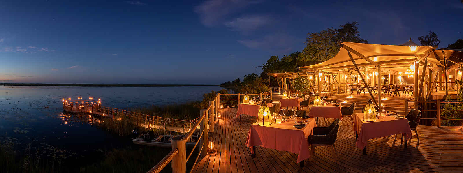 Duma Tau Camp: Essensbereich Duma Tau Camp: Essensbereich