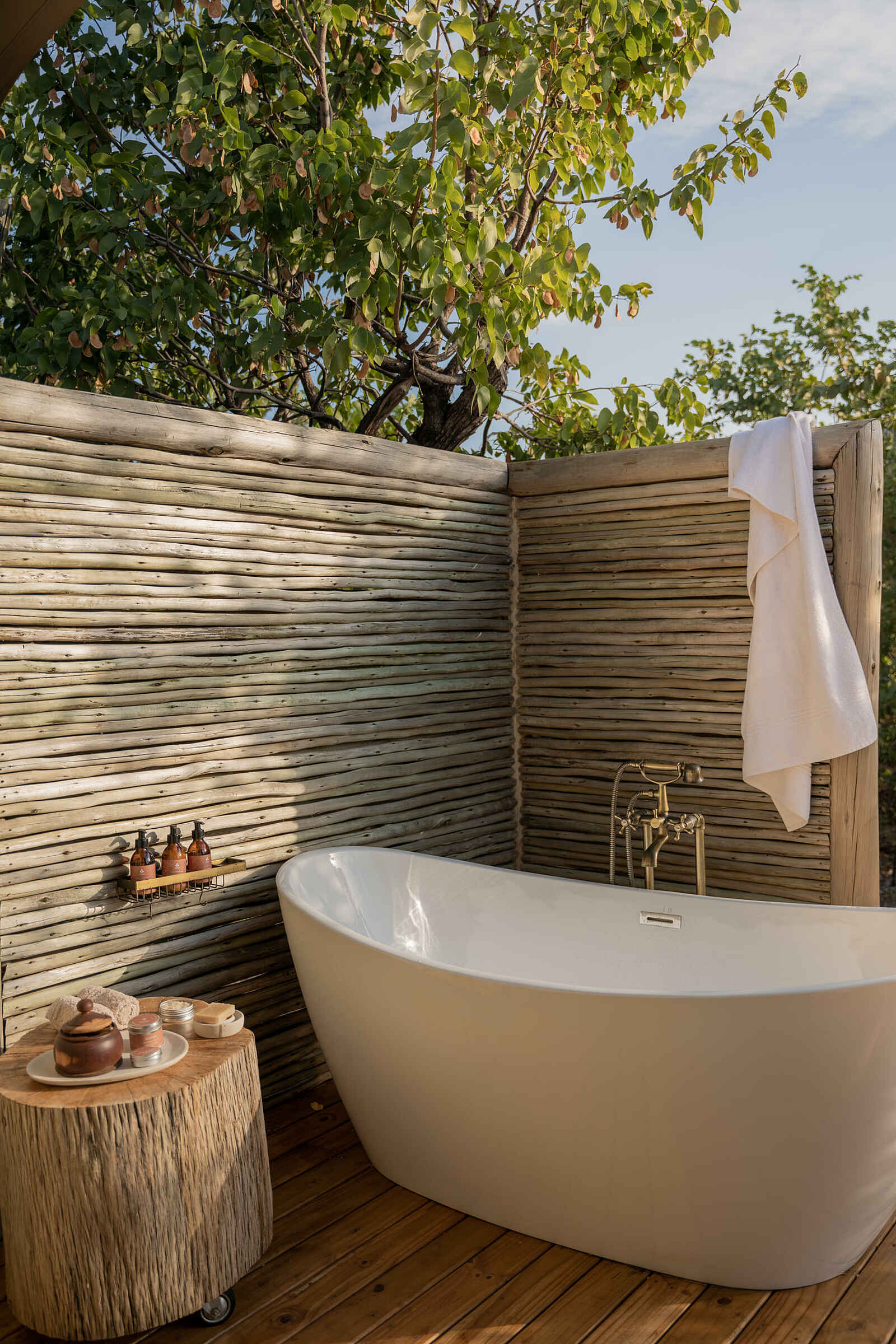 Fothergill Island Luxury Camp: Lake Suite Bad Fothergill Island Luxury Camp: Lake Suite Bad