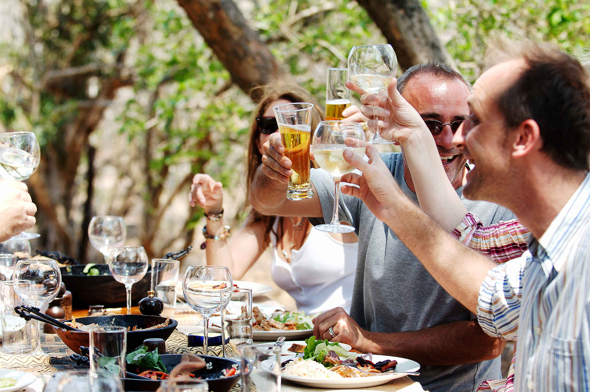 kiba point, kiba point camp, kiba point selous, essen, main area, speisesaal