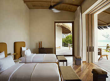 Kisawa Sanctuary: Zimmer mit zwei Einzelbetten