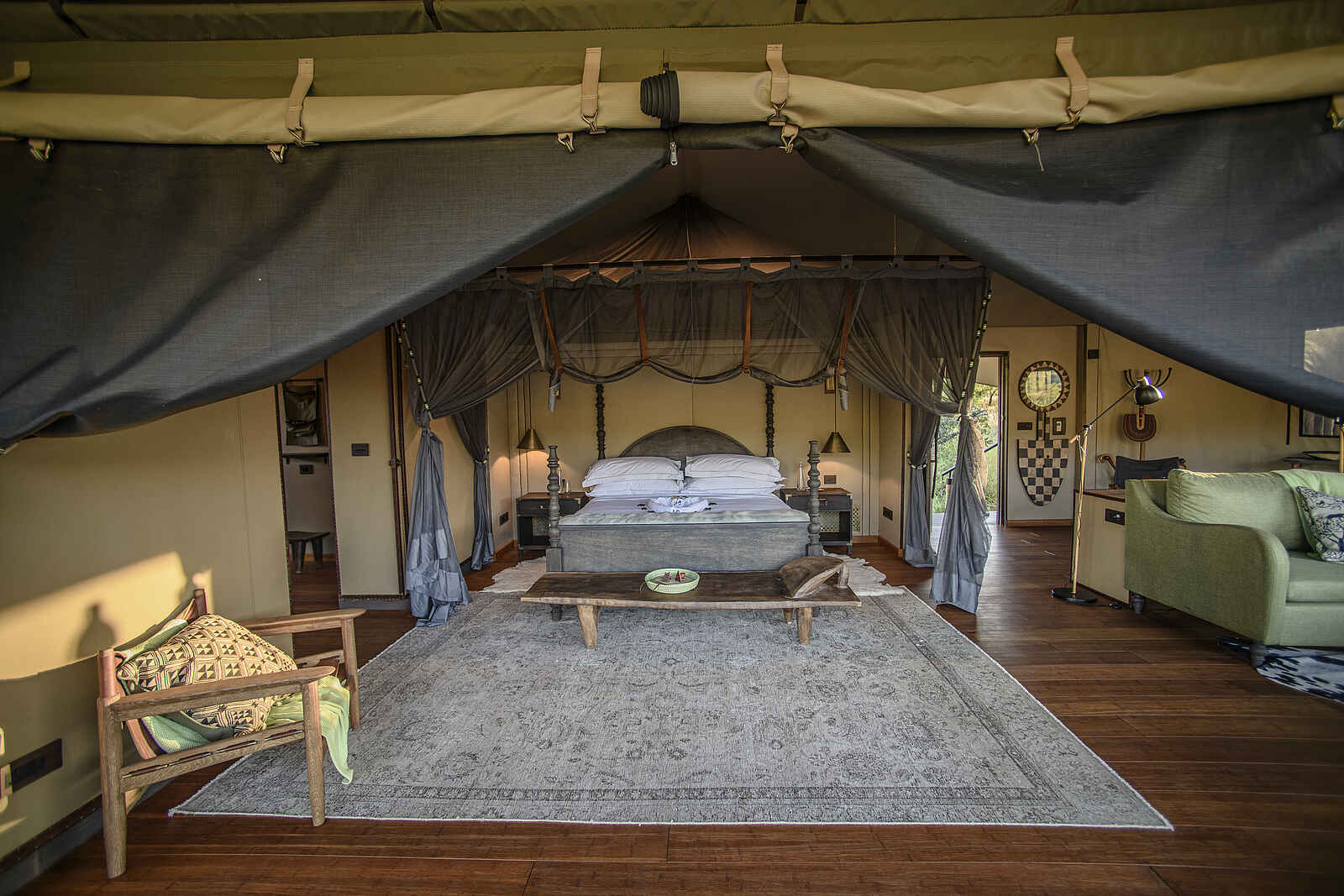 Madwaleni River Lodge: Luxury Romance Tent Madwaleni River Lodge: Luxury Romance Tent