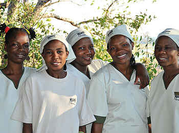 Muchenje Safari Lodge: Küchenpersonal