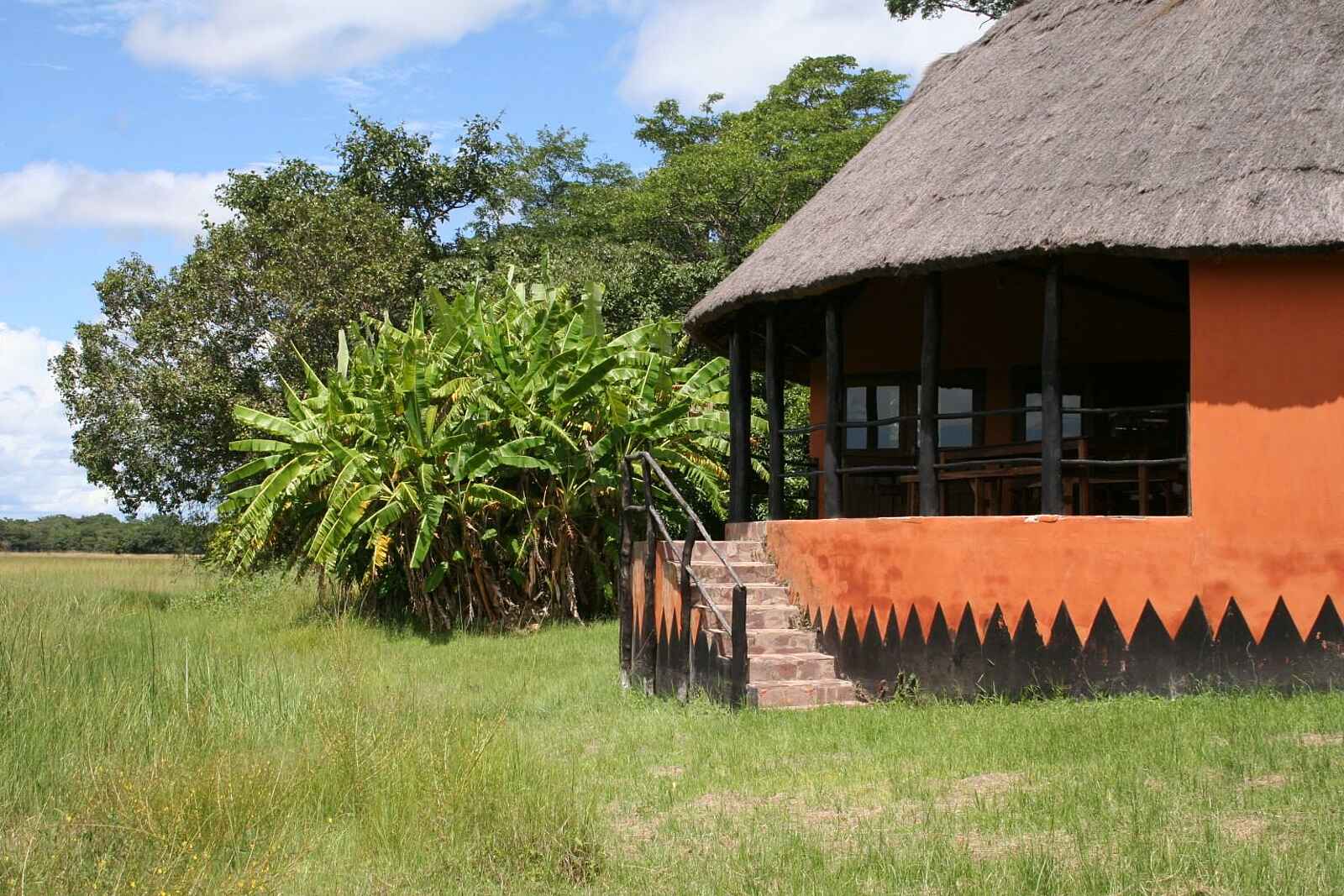 Wasa Lodge: Aufgang zum offenen Speisesaal Wasa Lodge: Aufgang zum offenen Speisesaal