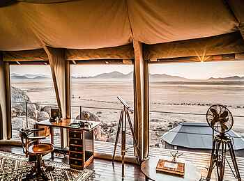 Zannier Hotels Sonop: Blick aus dem Zelt Zannier Hotels Sonop: Blick aus dem Zelt