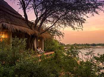 Mpala Jena Camp: Abendstimmung Mpala Jena Camp: Abendstimmung