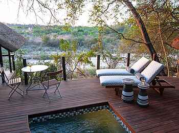 Jock Safari Lodge – Main Lodge: Privates Sonnendeck