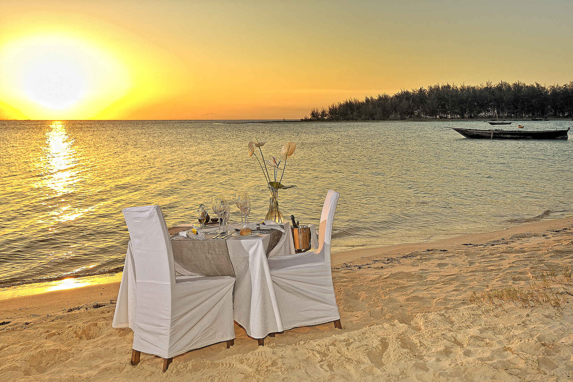 Kilindi Zanzibar: Dinner am Strand