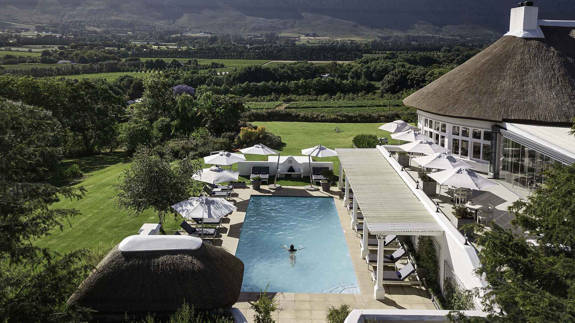 Mont Rochelle Hotel and Vineyard: Swimmingpool