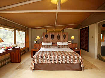Mara Bushtops: Doppelbett Leopard Suite