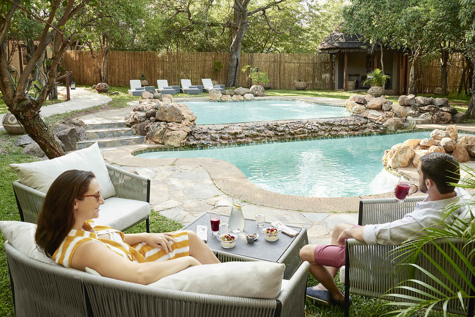 Sanctuary Chobe Chilwero: Swimmingpool Sanctuary Chobe Chilwero: Swimmingpool