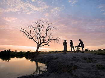 Somalisa Camp: Dämmerung Somalisa Camp: Dämmerung