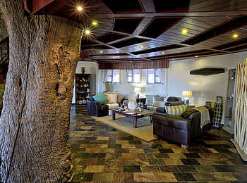Etosha Mountain Lodge: Die Lounge