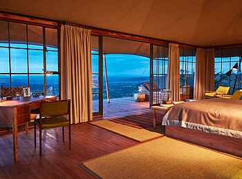 Loisaba Lodo Springs: Blick aus dem Gästezelt