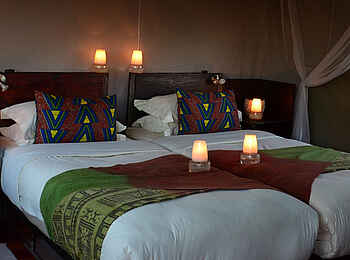 Sango Safari Camp: Doppelbetten