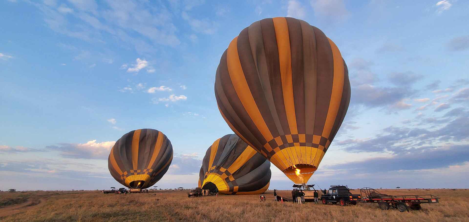 Serengeti Woodlands Camp: Heißluftballon