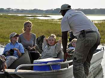 Shumba Camp: Bootsfahrt in Kafue Shumba Camp: Bootsfahrt in Kafue