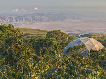 The Highlands Camp: Double Tent Ansicht