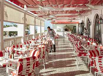 The Oyster Box: Auf der Terrasse