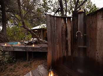 Zarafa Camp: Suite Außendusche