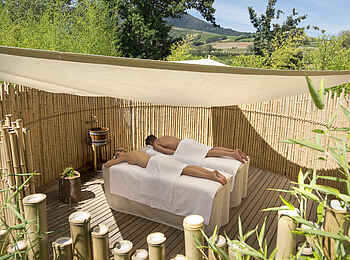 Babylonstoren: Massage im Spa-Bereich