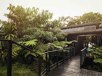 One and Only Nyungwe House: Eingangsbereich One and Only Nyungwe House: Eingangsbereich