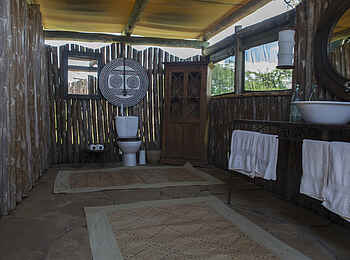 Richards River Camp: Badezimmer Richards River Camp: Badezimmer