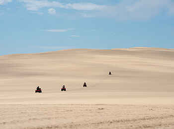 Shipwreck Lodge: Quadfahren auf den Dünen Shipwreck Lodge: Quadfahren auf den Dünen