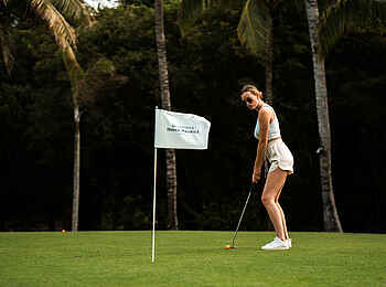 Constance Prince Maurice: Auf dem Golfplatz Constance Prince Maurice: Auf dem Golfplatz