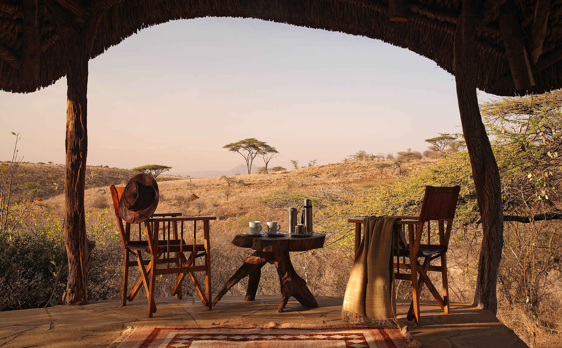 Lewa Safari Camp: Private Veranda