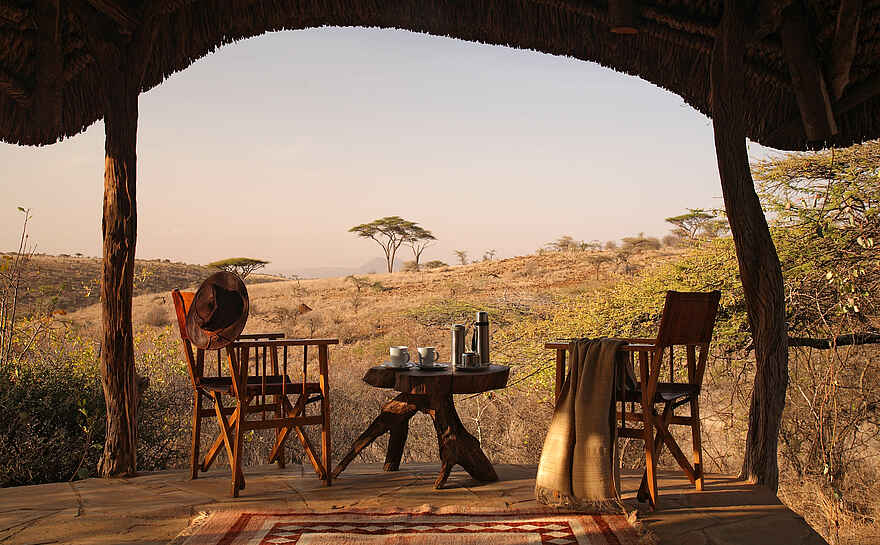 Lewa Safari Camp: Private Veranda Lewa Safari Camp: Private Veranda