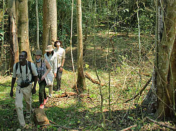 Rubondo Island Camp: Wanderung auf der Insel Rubondo Island Camp: Wanderung auf der Insel
