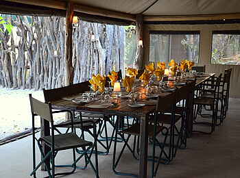 Sango Safari Camp: Speisesaal