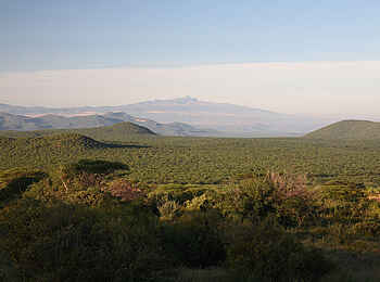 Saruni Samburu: Der Mount Kenya in der Ferne