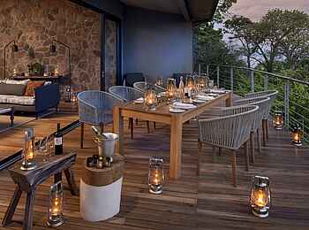 Bumi Hills Safari Lodge: Baobab Suite - Privates Dinner Bumi Hills Safari Lodge: Baobab Suite - Privates Dinner