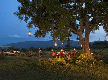 Beho Beho Camp: Abendessen unter freiem Himmel