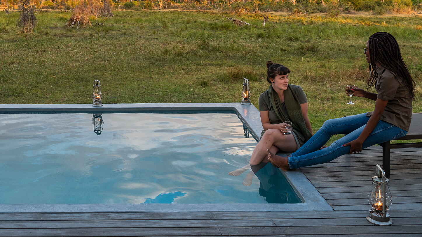 Gomoti Private Camp: Der Pool Gomoti Private Camp: Der Pool