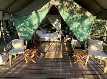 Kala Camp: Zeltinneres Kala Camp: Zeltinneres