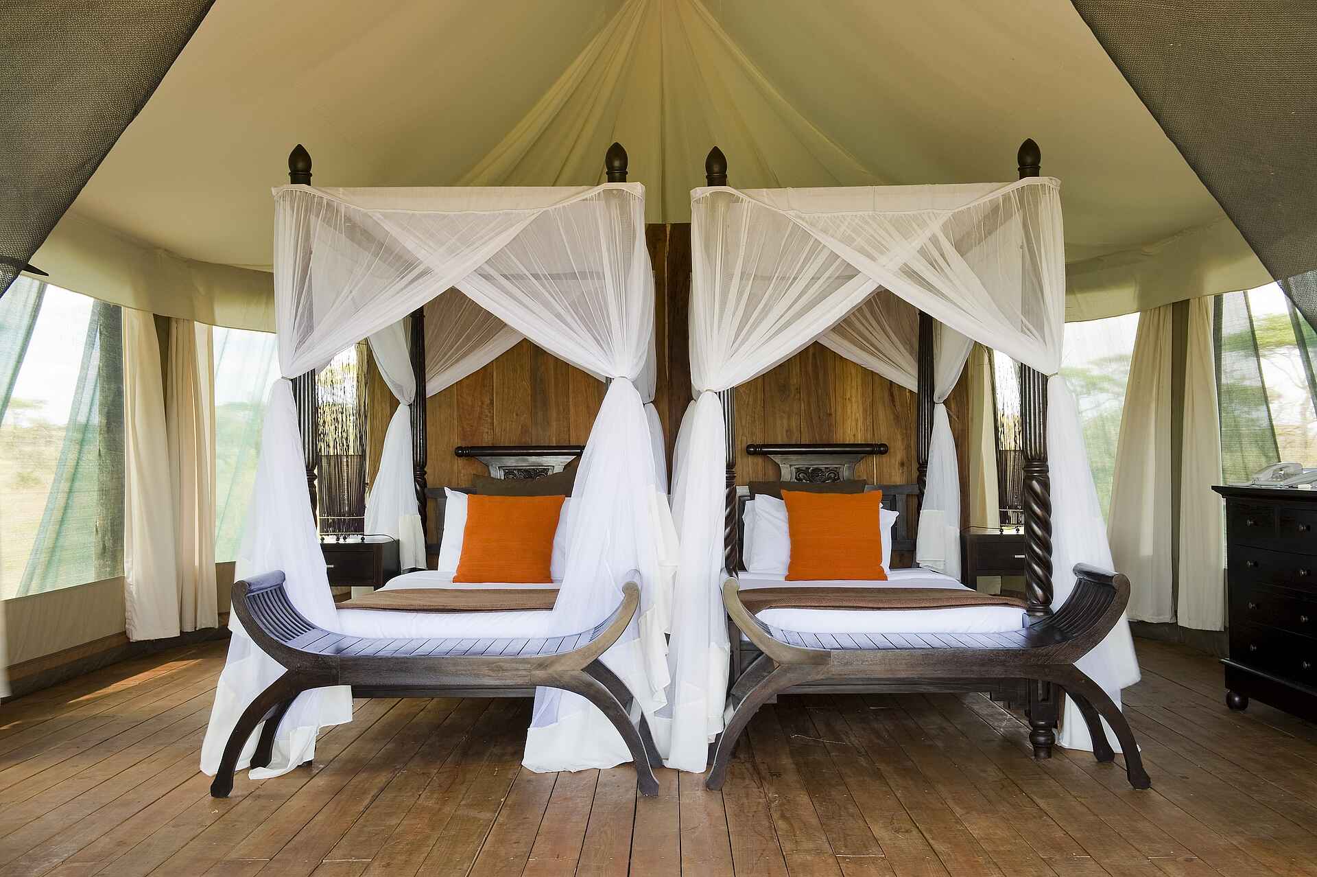 lake masek tented camp, serengeti nationalpark, süd serengeti, tanganyika wilderness camps, Twinbetten, afrikarma, afrikarma safaris, afrikarma safaris - wildnis. hautnah., afrikarma.de