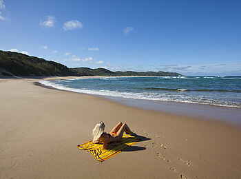 Rocktail Beach Camp: Nachmittag am Strand