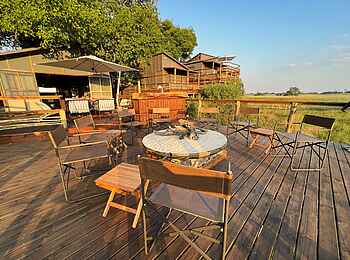 Setari Treehouse: Blick auf den Zentralbereich Setari Treehouse: Blick auf den Zentralbereich