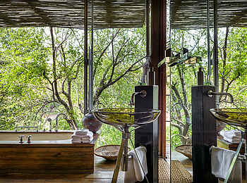 Singita Sweni Lodge: En-suite Bad