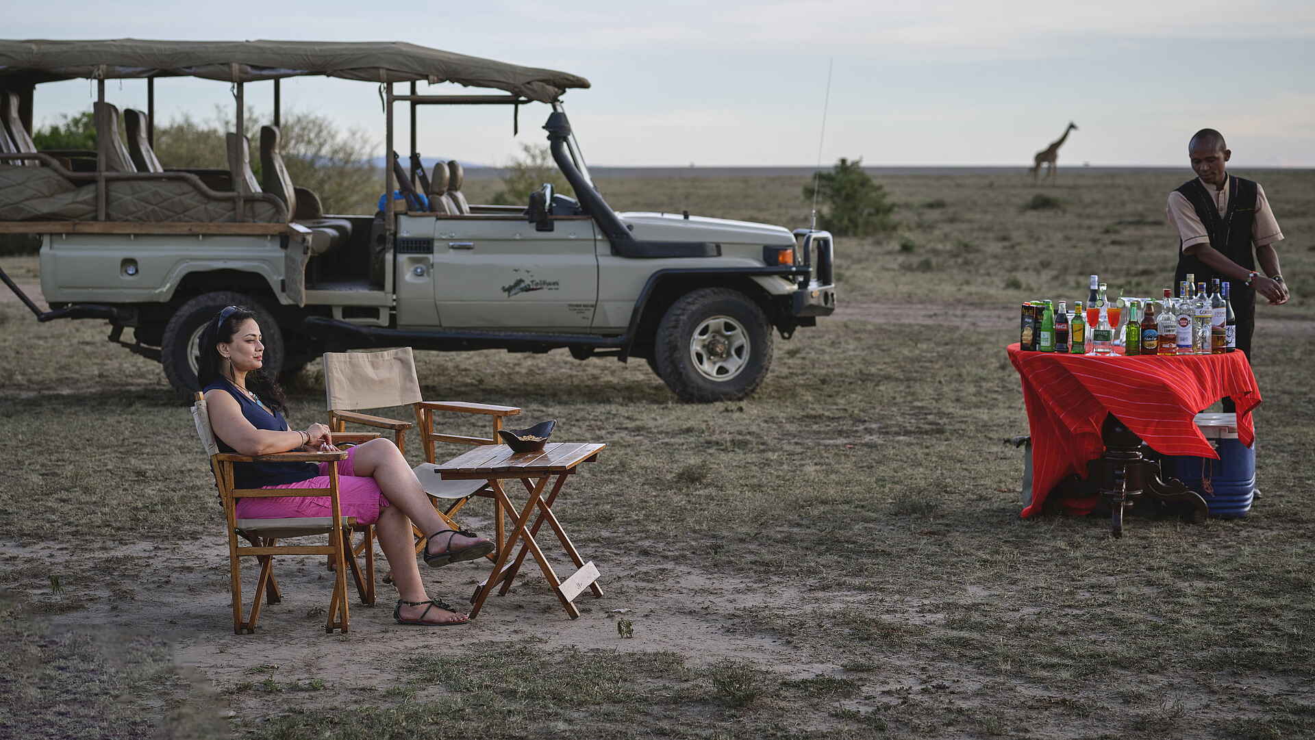 Tipilikwani Mara Camp: Sundowner Tipilikwani Mara Camp: Sundowner
