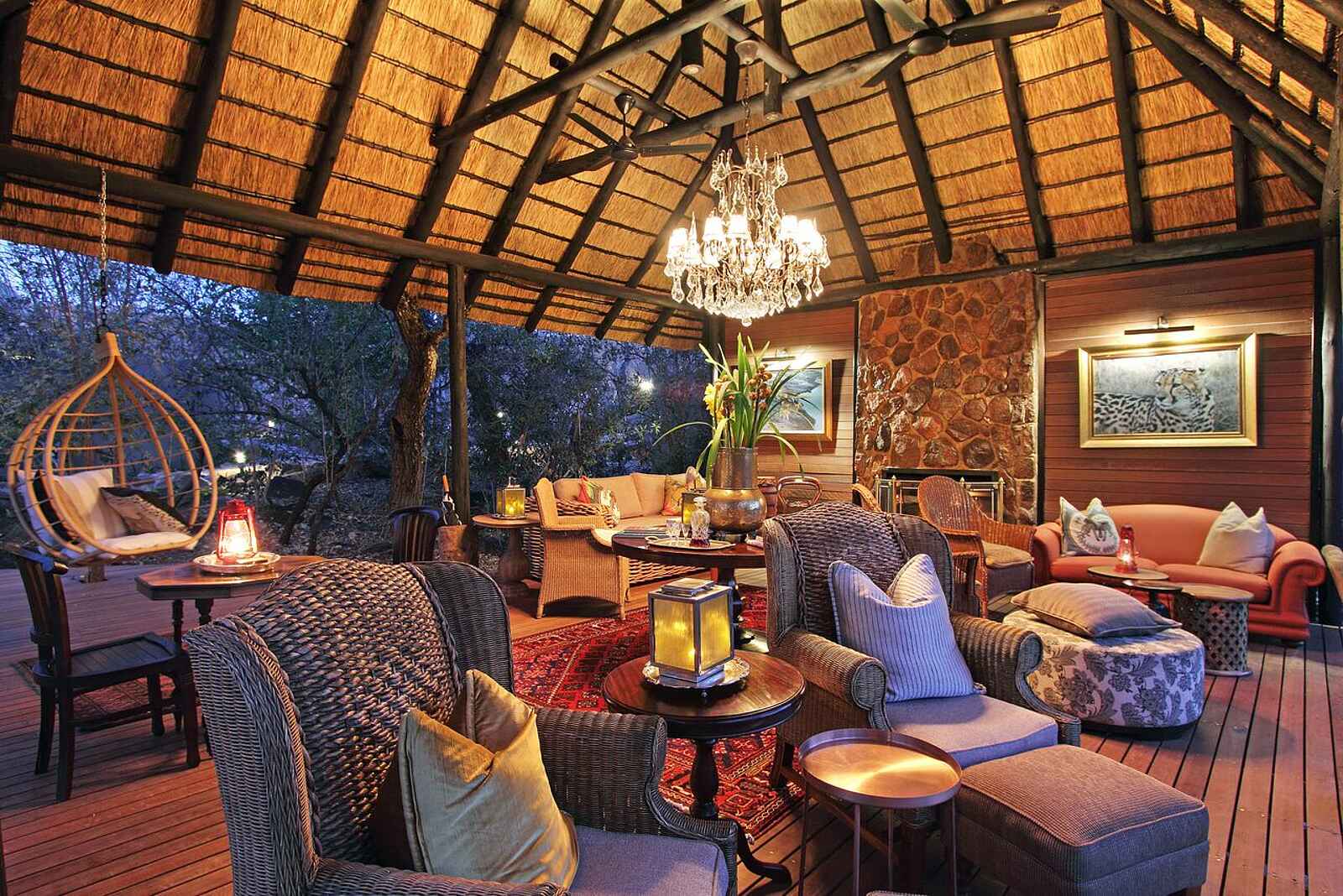 Camp Ndlovu: Boutiquehafte Outdoorlounge Camp Ndlovu: Boutiquehafte Outdoorlounge