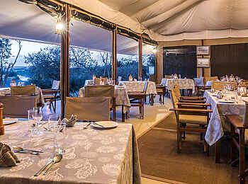 Entim Masai Mara: Speisezelt